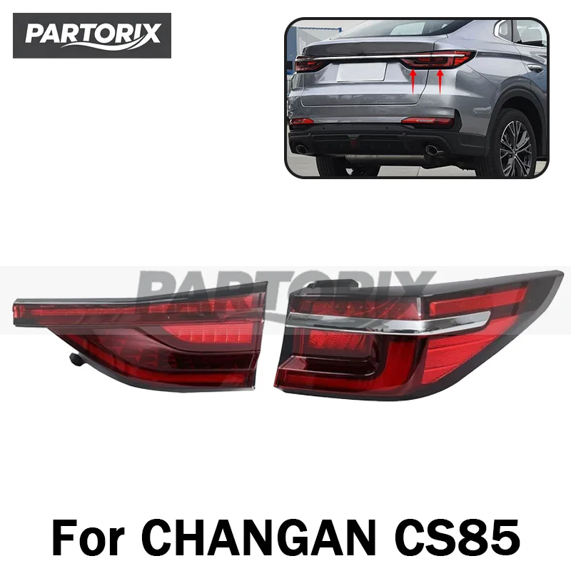 Rear Bumper Tail light  For Changan CS85 Taillamp Rear Turn Light Brake Light Signal Lamp Taillight Assembly