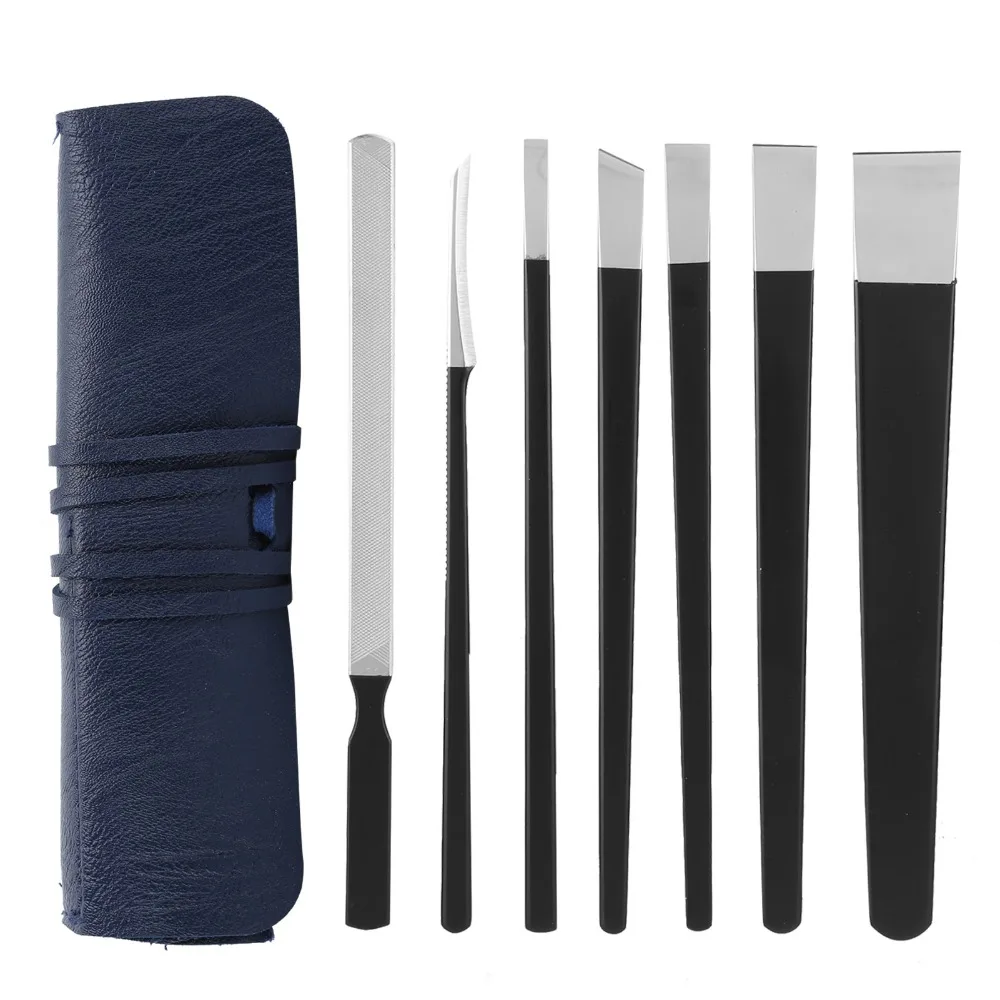 7PCS Stainless Steel Pedicure Knife Set Pedicure Callus Shaver With Storage Pack Professional Pedicure Kit Callus Shaver Set
