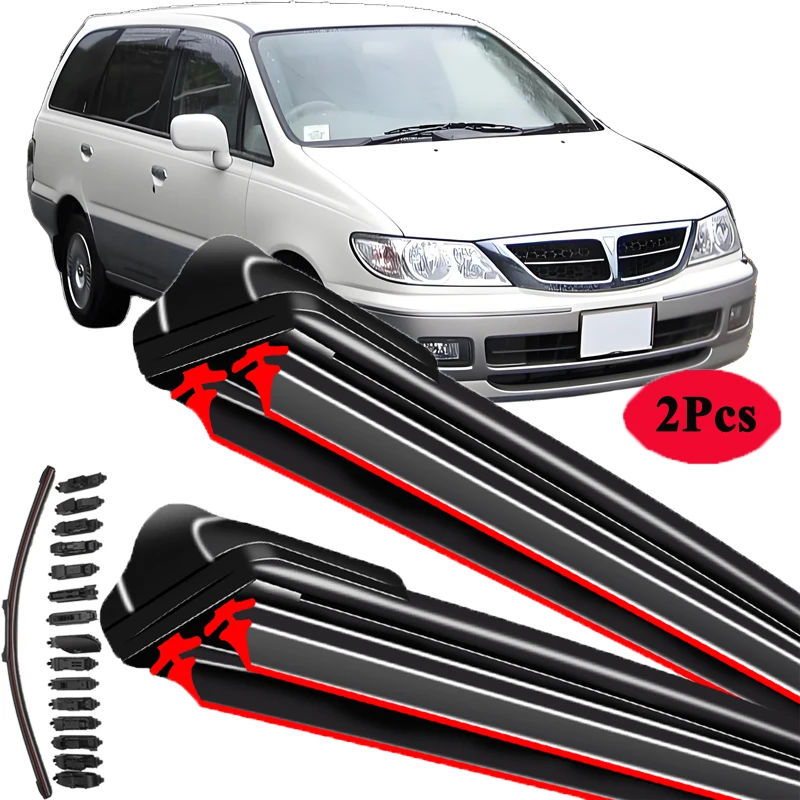 

For NISSAN PRESAGE U30 1998-2003 Car Windshield Wiper Blade Front Windscreen Brushes Washer Accessories Window Replacement Parts