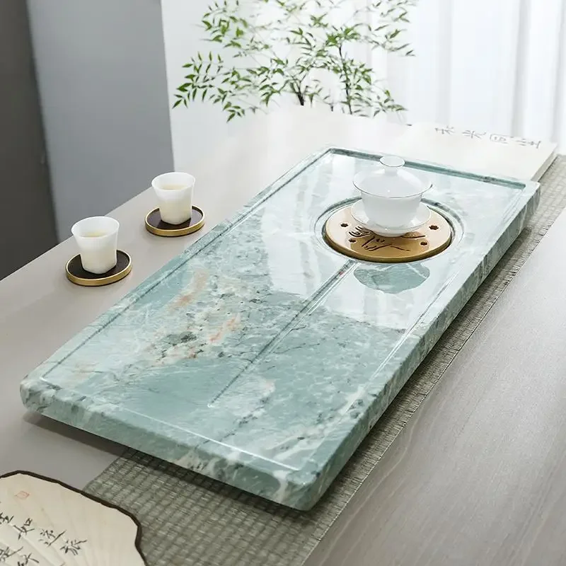 Small-sized furniture, living room, bedroom office light luxury modern high-end exquisite tea tray Suitable for indoor use
