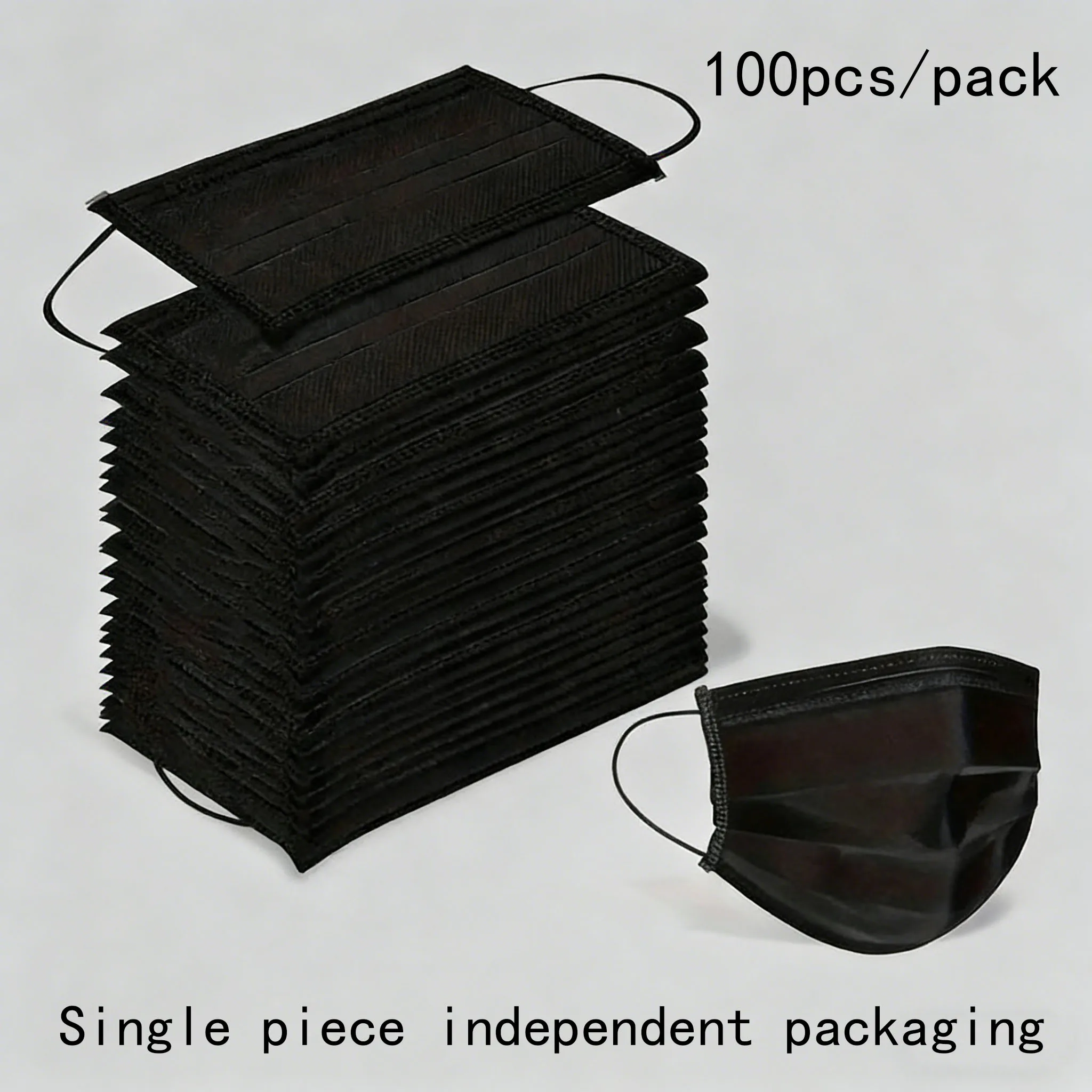 Wholesale of Disposable Masks, 3-Layer High-Quality Non-Woven Breathable Masks, Soft, Skin Friendly, Windproof and Safe Masks