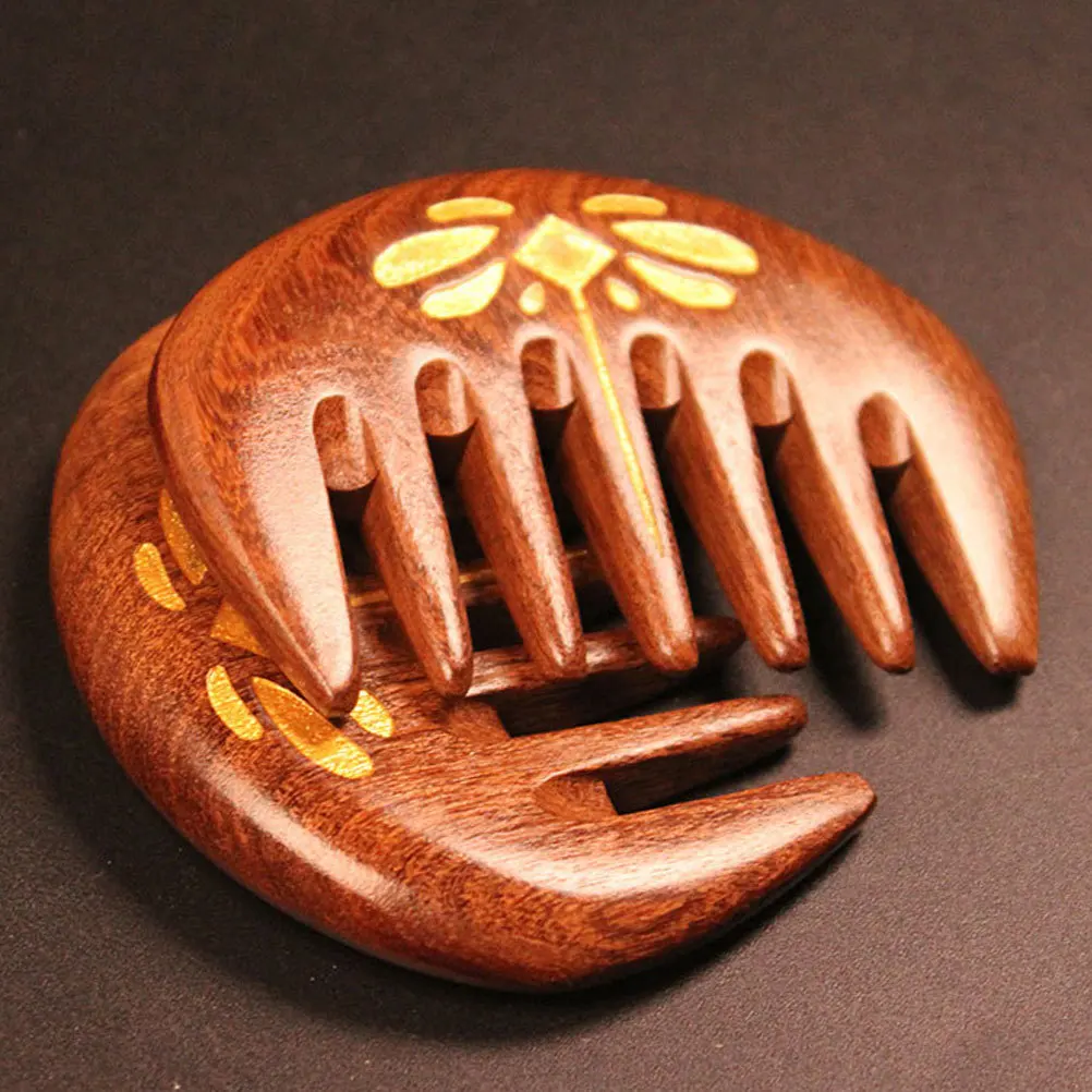 مكافحة ساكنة تدليك تدليك تصفيف الشعر تصفيف الشعر أداة الشعر للعناية بفروة الرأس خشب الصندل الشعر خشب الصندل مشط مشط #5