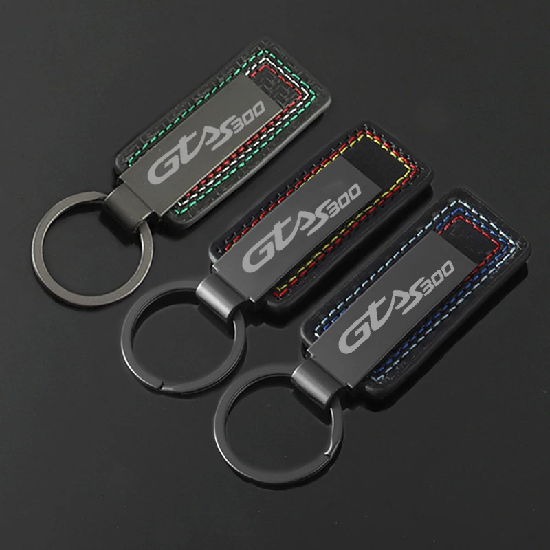 Car Keychain Keyring for PIAGGIO VESPA GTS300 GTS 300 250 GTS250 Universal Logo Key Chains Buckle Pendant Gift Accessories