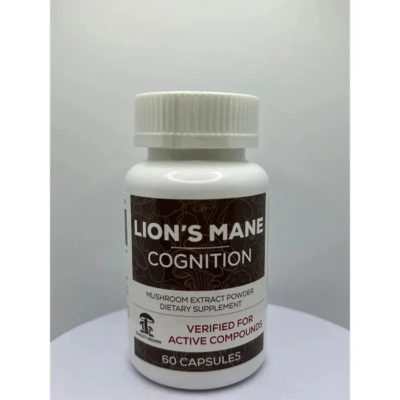 2 bottles lion lingzhi mushroom capsules to enhance immunity improve cardiovascular health enhance memory