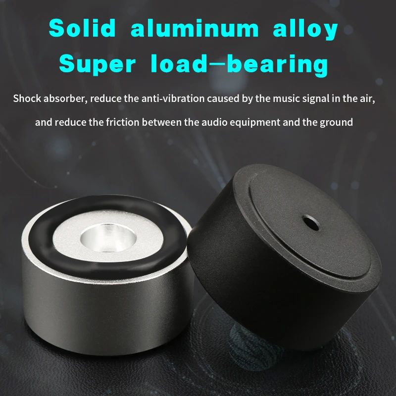 Grey Knight hifi foot pads gold Shock Absorber Foot Cushion Speaker Amplifier Mixer Machine Foot Stand Anti slip Foot Cushion