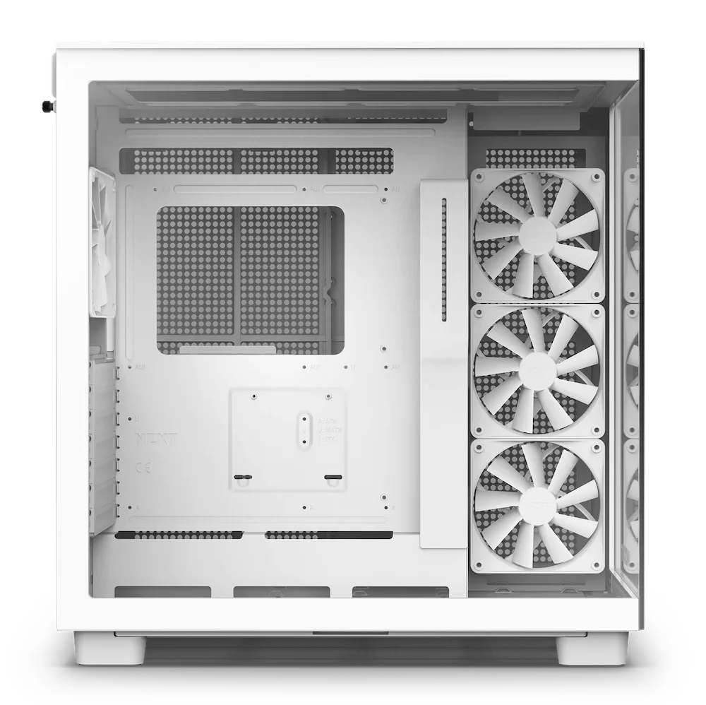 Hot Sale Computer NZ Case H9 Flow Wit RGB Middle Tower Case PC Gaming CASE