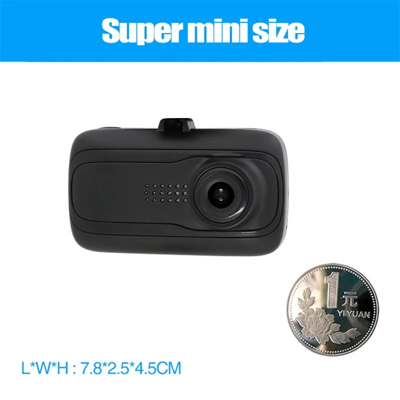 Ainina Mini 2 inch IPS screen Car Dashcam HD1080P with loop recording /G-sensor Car camera recorder