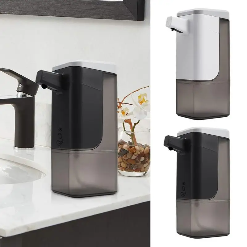 Automatic Soap Dispenser Touchless Wall Mount LED Automatic Dispenser Self Adhesive 600ml Large Capacity Dish Soap Dispenser