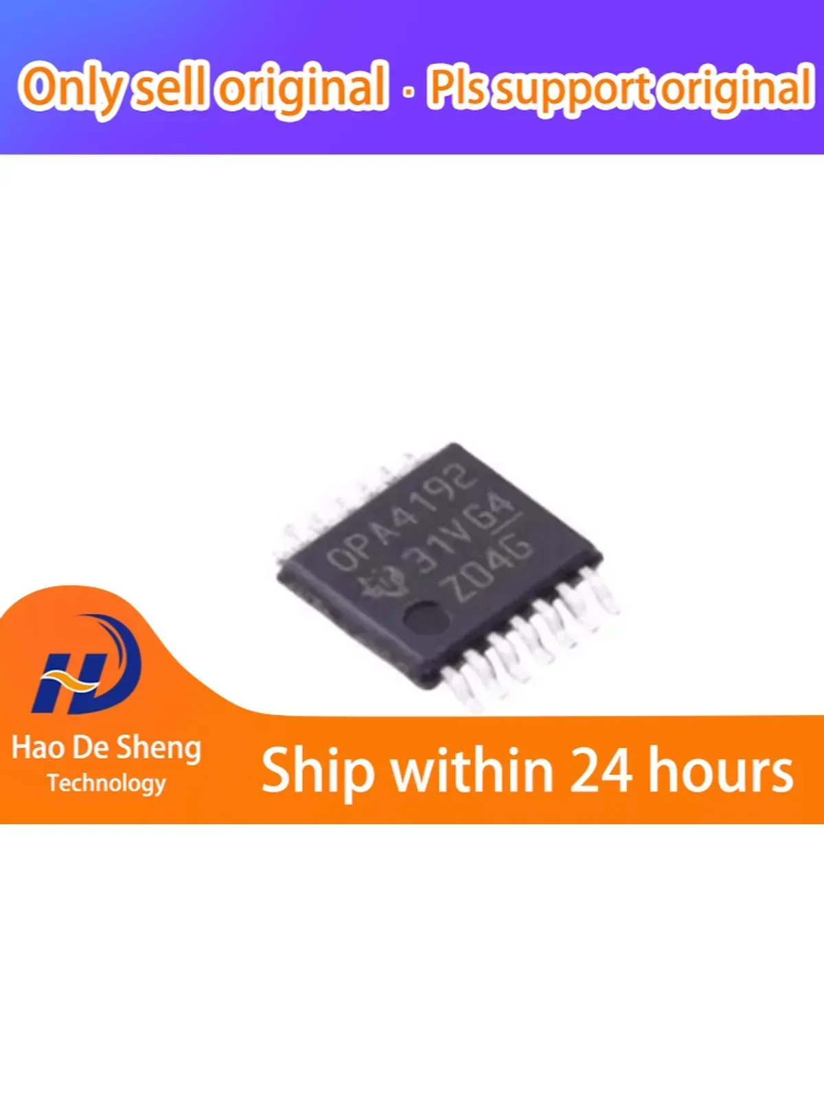 1PCS/LOT OPA4192IPWR  OPA4192 TSSOP-14 New Original In Stock