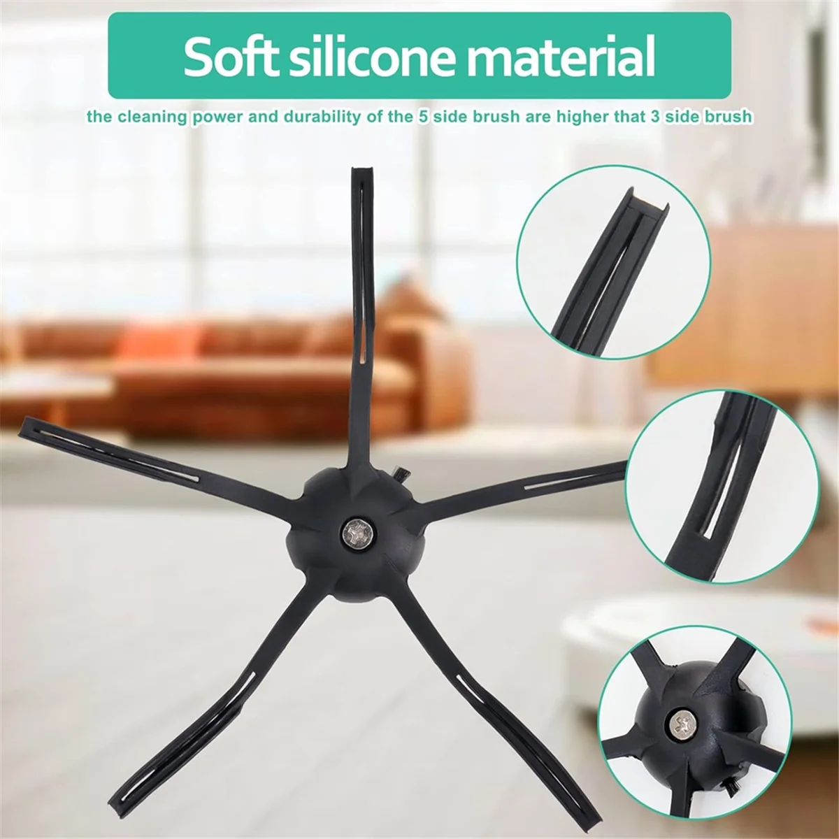 Pièces de rechange pour aspirateur Xiaomi Roborock S6 Maxv S5 Max S6 S5 S6 Pure S60 S65, brosse latérale principale, filtre HEPA_A66K