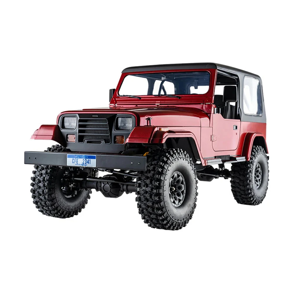 FMS ROCHOBBY Mashigan RS Red RTR 1/10 2.4G 4WD RC Car Rock Crawler Off-Road Climbing Truck Full Proportional Vehicles Model