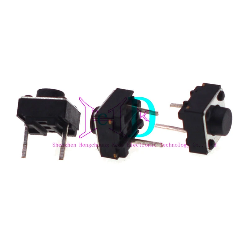 20pcs Touch switch, micro switch, touch button, two pins 6 * 6 * 4.3/4.5/5/6/7/8mm, foot length 7MM