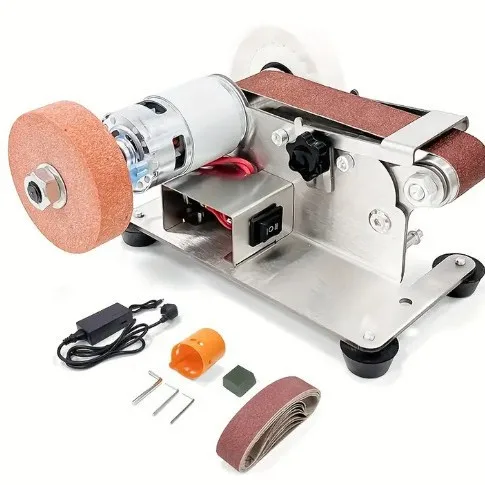 

Planar Multifunctional Small Mini Electric Belt Grinding Machine Polishing Machine Woodworking Polishing Knife