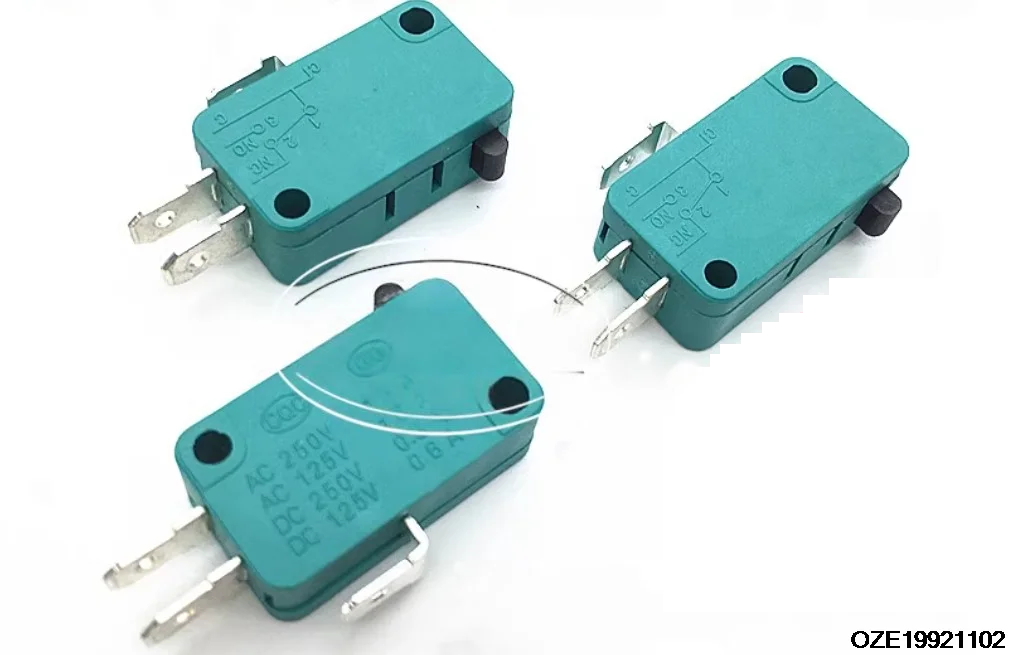 3pcs KW7-0 Micro Switch for Microwave Oven and Rice Cooker - High Precision Tactile Switch, Reliable Door Switch