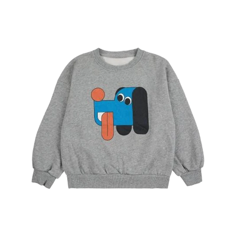 2025 Nieuwe Kinderen Lente Herfst Hoodie Cartoon Print Unisex Sweatshirt Europese Stijl Top voor Jongens en Meisjes