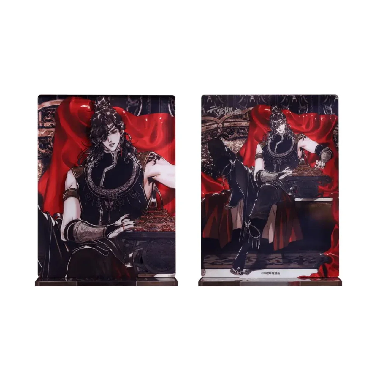 

140MM Game Anime Heaven Official's Blessing Hua Cheng Series Cosplay Acrylic Flash Card Quicksand Standing Sign Decoration