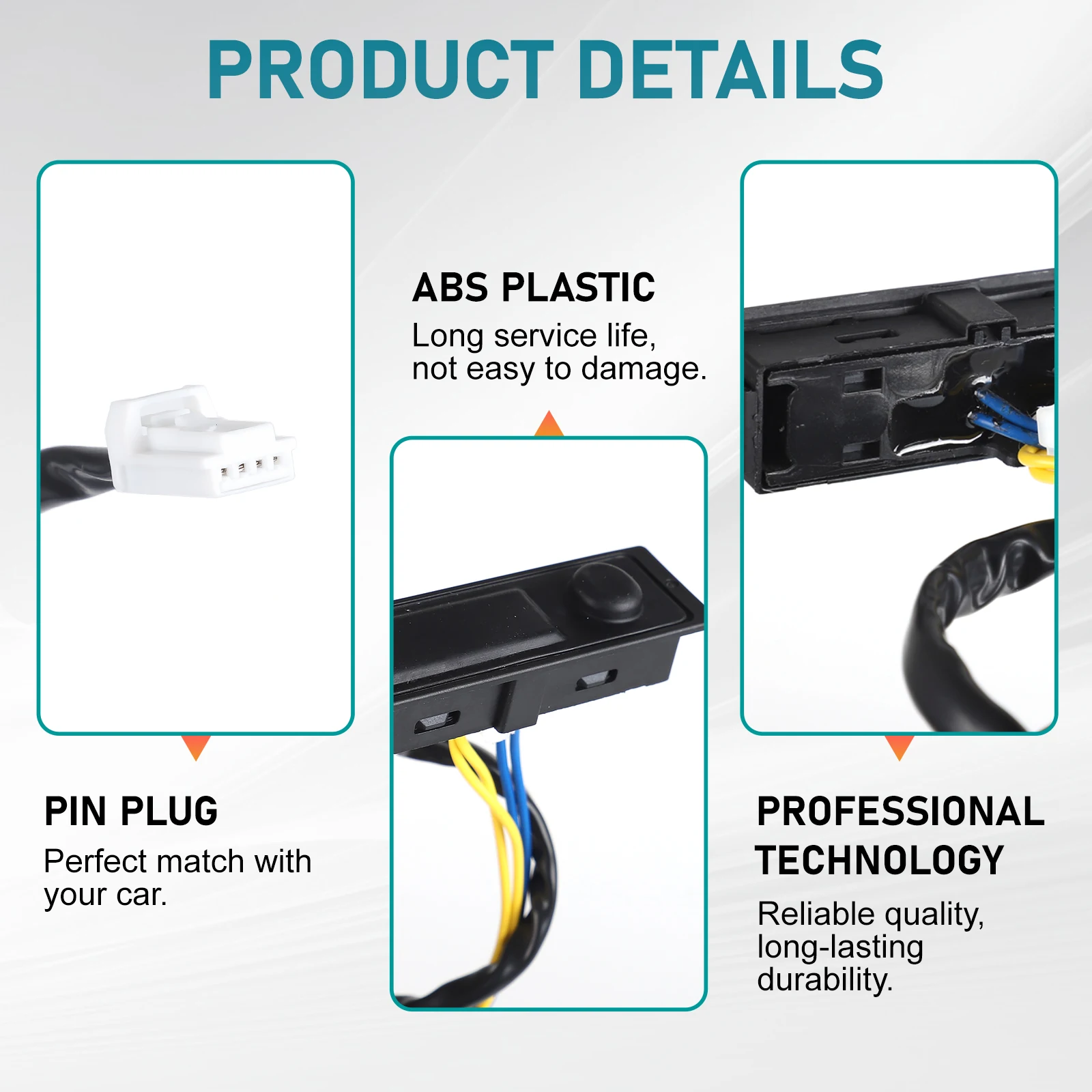 25380-4BA1A Rear Hatch Release Switch For 2014-2020 Rogue 2.0L 2.5L Hatch Button Trunk Latch  253804BA1A LiftGate Control Switch