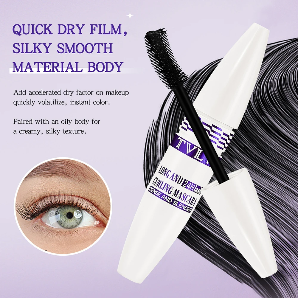 

3D Volume Lash Mascara Lengthen Eyelashes Mascara Long Lasting Waterproof Makeup Dense Styling Black Big Belly Mascara Cosmetic