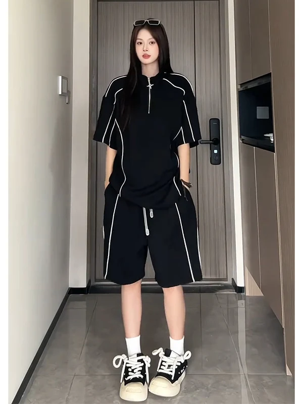 

Полосатый комплект irt And orts для мужчин, модный брендовый высококачественный комплект на молнии ort Sve Baskeall, комплект из двух предметов