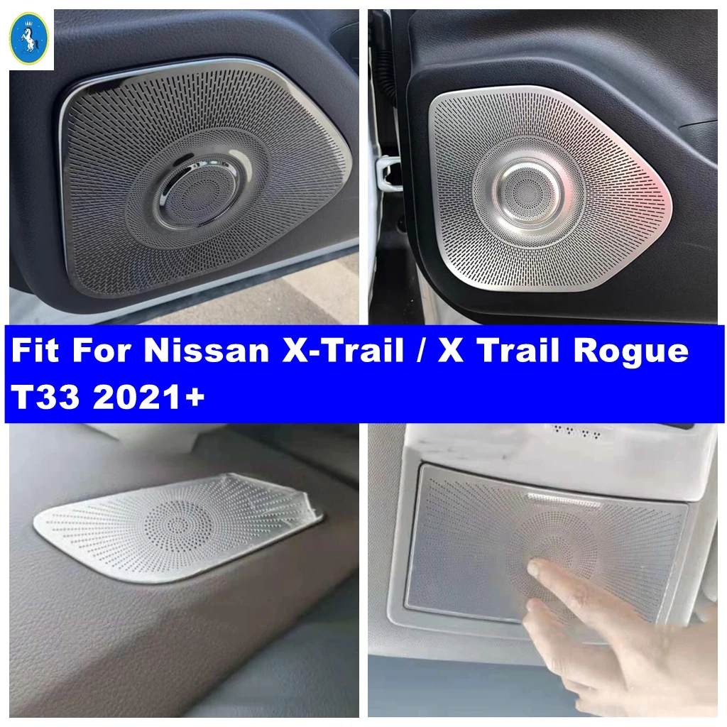 

Accessories Door Speaker / Dashboard Air Outlet / Reading Lights Cover Trim For Nissan X-Trail / X Trail Rogue T33 2021 - 2024