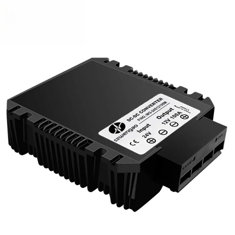 1200W DC-DC Step Down Converter 24V to 12V 85A 100A, Waterproof Voltage Regulator Module,Anti-Corrosion Power Supply for Vehicle