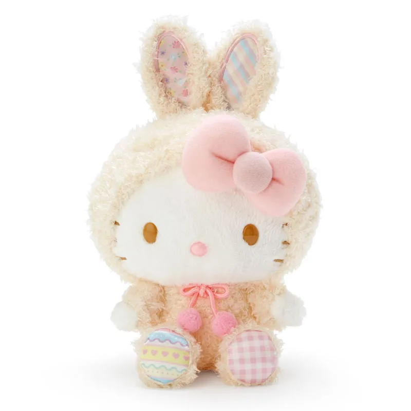 Muñecas de peluche de 16cm para niños y niñas, juguetes blandos de Hello Kitty, Kuromi Cinnamoroll MyMelody Kawaii, regalo