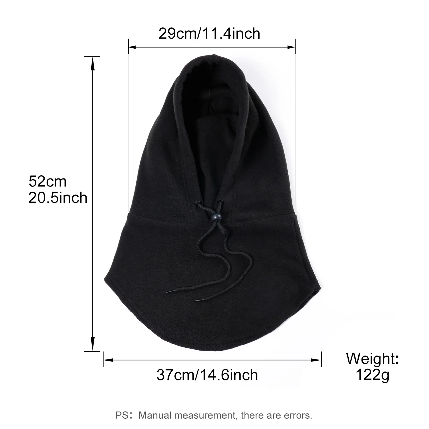 Winter Thermal Balaclava Scarf Ski Face Mask Neck Warmer Snood Hood Hat Windproof Cold Warm Riding Cap Sports Outdoor Warm Hat