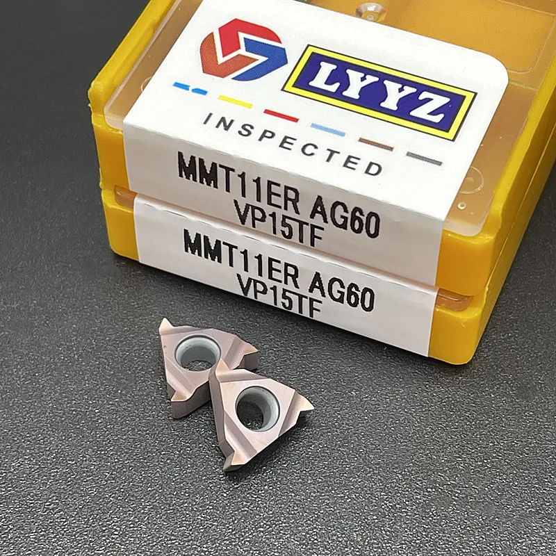 Mm t11er mmt11ir ag60 vp15tf/us735/ue6020スレッドカッティングツール超硬インサートcnc旋盤工具工作機械