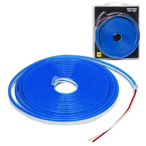 POWERMASTER NEON LED strip 12 VOLT blue 5 meters 12 VOLT