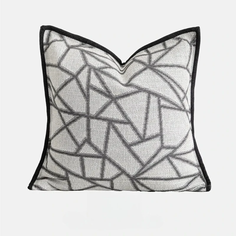Modern Stylish Model Room Bed Sofa Home Decoration Pillowcase Cotton and Linen Hotel Pillowcase Soft and Comfortable