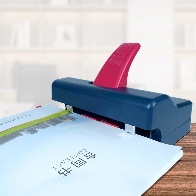 SD-245 Office Heavy-du ty Metal Book Binding Stapler Double-Head Manual Machine for Book Lifting Stapling and Staple Removal
