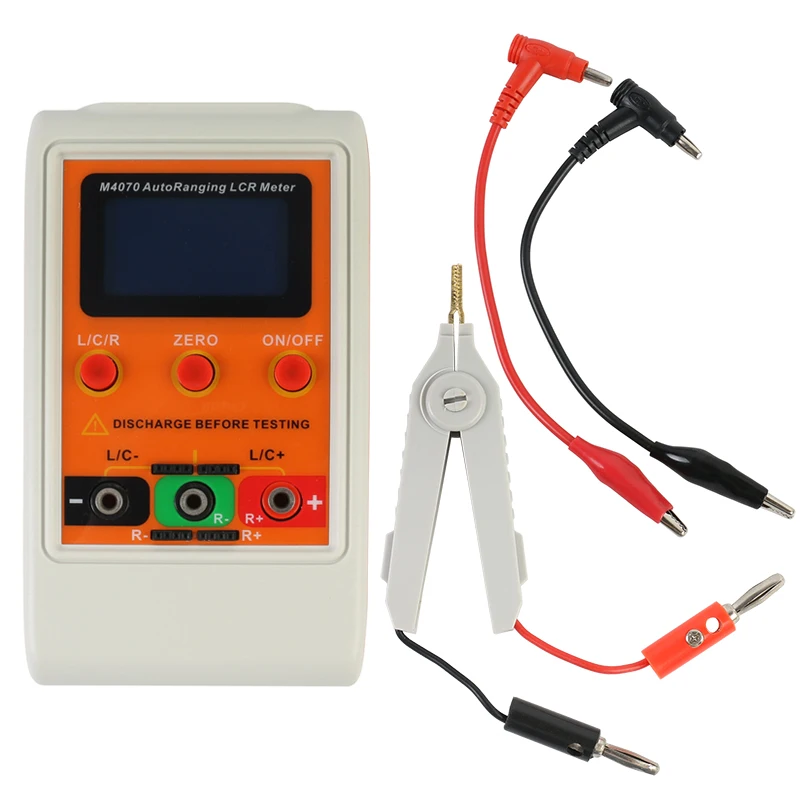 

M4070 Capacitance Inductance Meter LCR Bridge Tester Automatic Range Design 0.00pF - 100.00mF 100.00mF 10.00MΩ USB PC Program