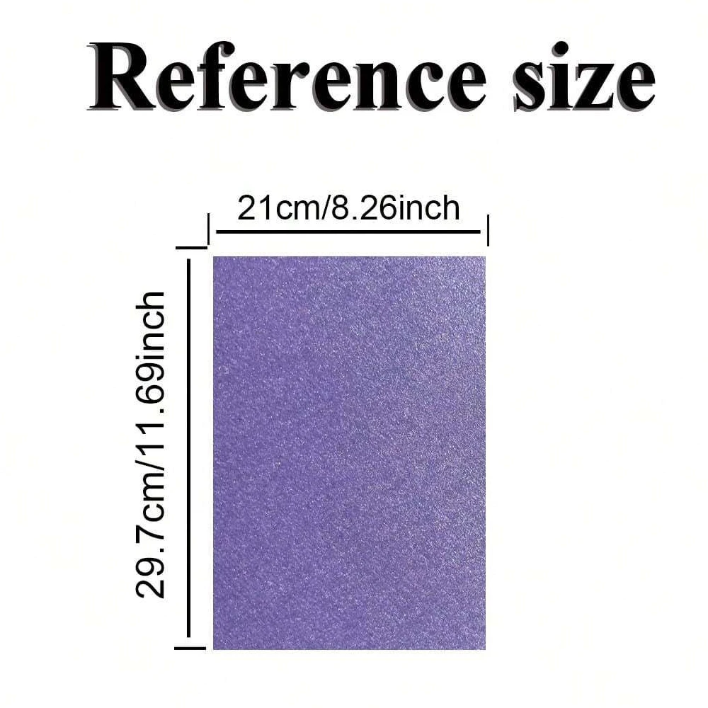 ورق لامع A4 120gsm بيرليسسينت 25 لونًا ورقتان من كل لون للأطفال مصنوع يدويًا ورق قابل للطي يمكنك صنعه بنفسك ديكور قصاصات الحرف اليدوية