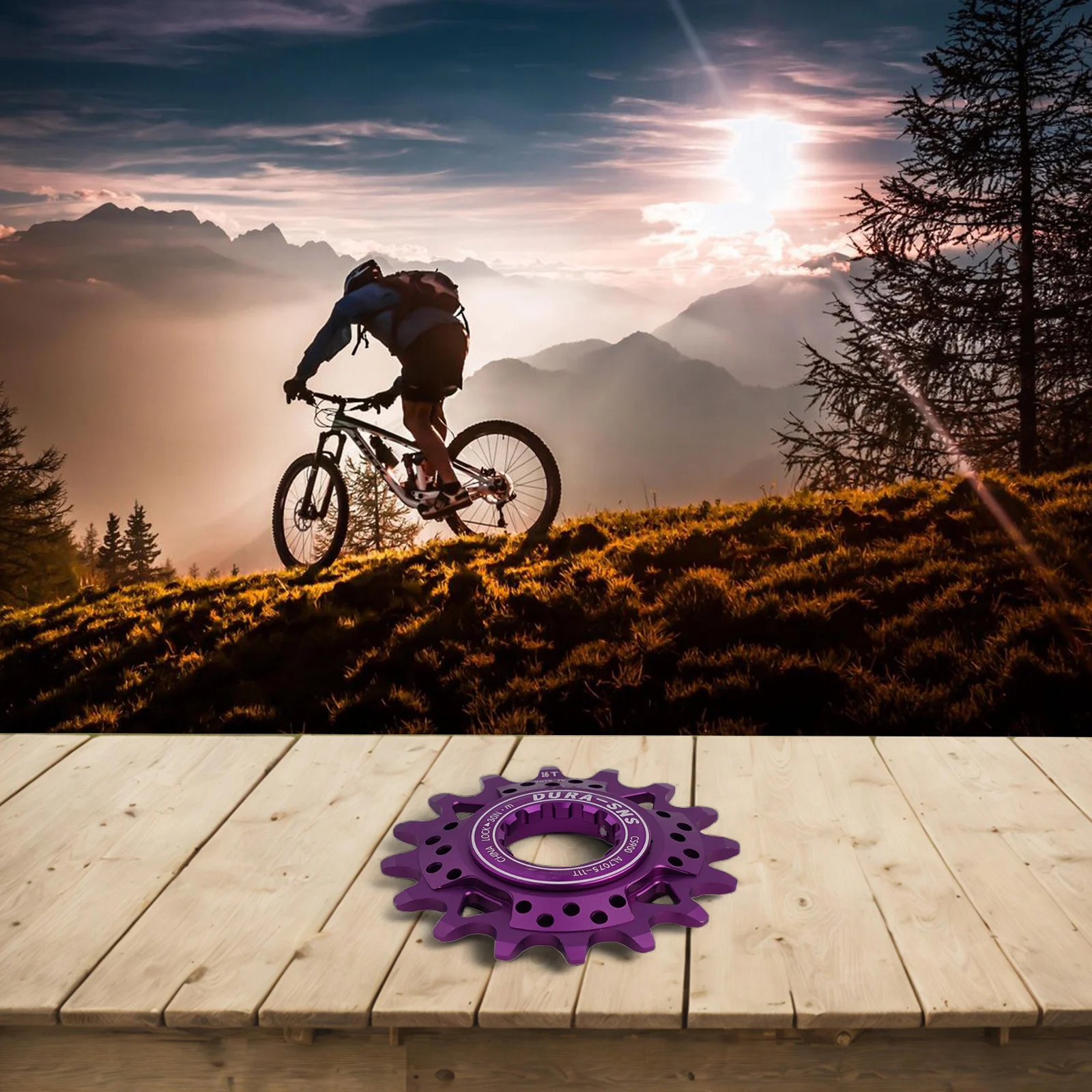 9 Turn Flywheel Single-speed Flywheel For Street Biking For Climbing Smooth Lines Washers Included Flywheel Cover