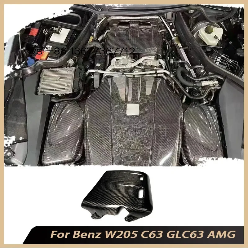 

Carbon Fiber Bonnet Vent Cover For W205 C63 GLC63 2015-2022 Front Engine Hood Parts Auto Accessories