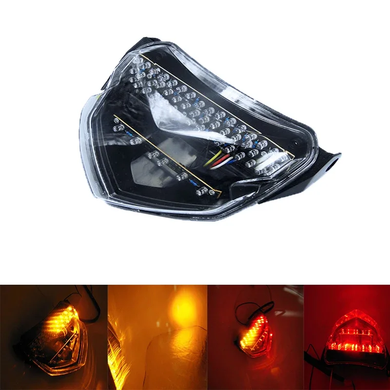 Clear Geïntegreerde Led Achterlichten Licht Achterlicht Richtingaanwijzers Licht Fit Voor GSXR600 GSXR750 GSX-R 600 750 Gsxr 2004-2005 K4