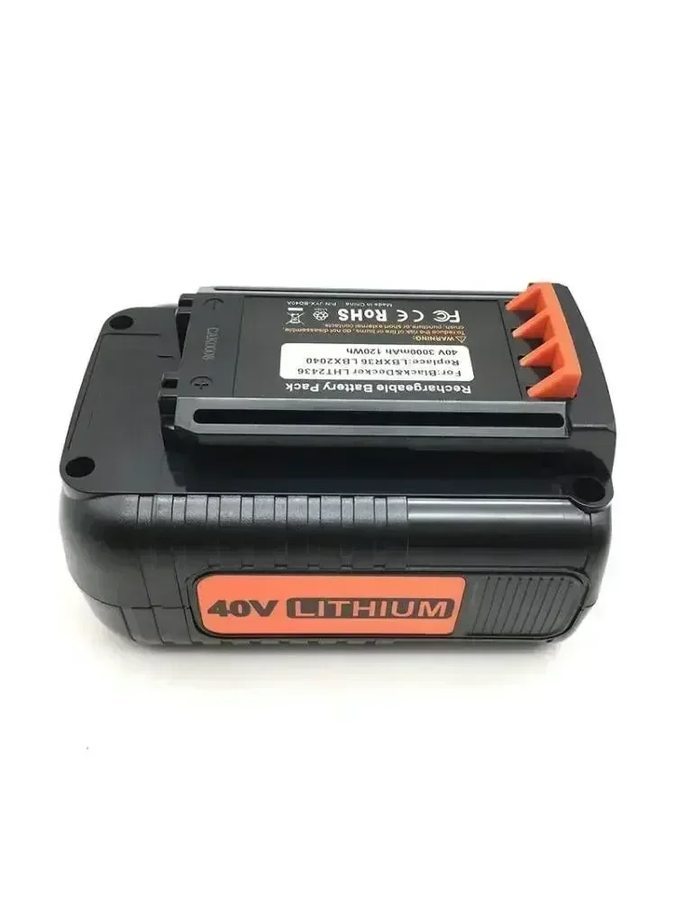 Batterie d'outil électrique rechargeable Li-ion 36V/40V 8000mAh pour Black&Decker LBXR36 BL2036 LBX2040 LST136, LST420, LST220