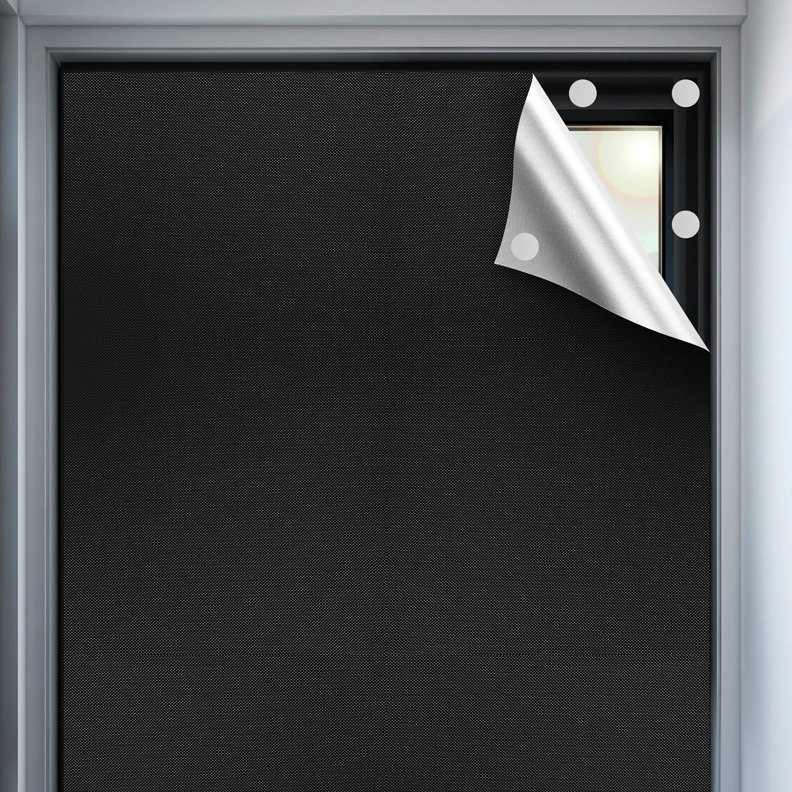

Portable Travel Blackout Curtains Window Cover Polyester Large Size Block Sunlight External Light Camping Hotel Easy