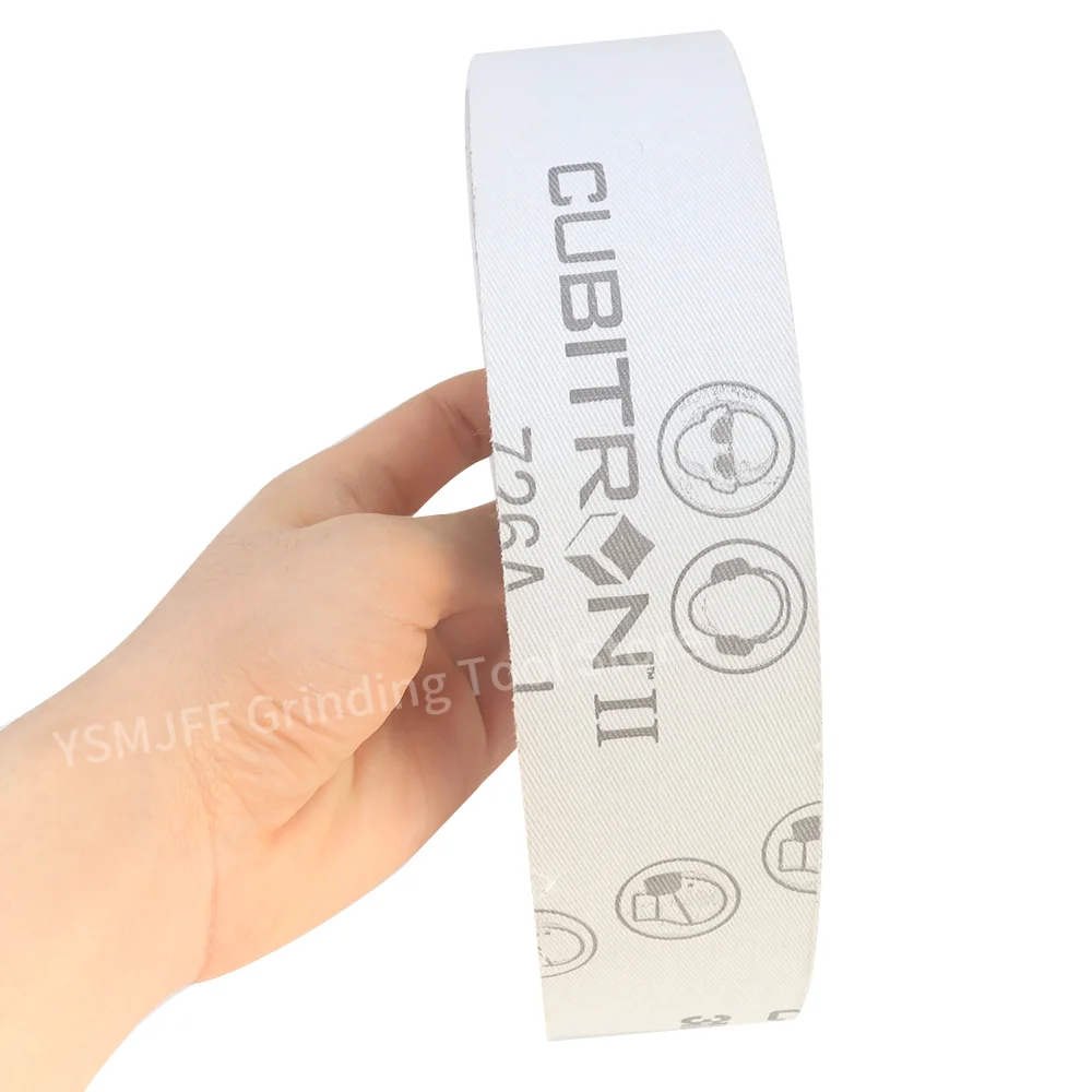 7PCS 726A 2 x 36 Inch Ceramic Soft Cloth-Backed Abrasive Belt,915x50mm Sanding Blets for Work Sharp Knife & Tool Sharpener,Metal