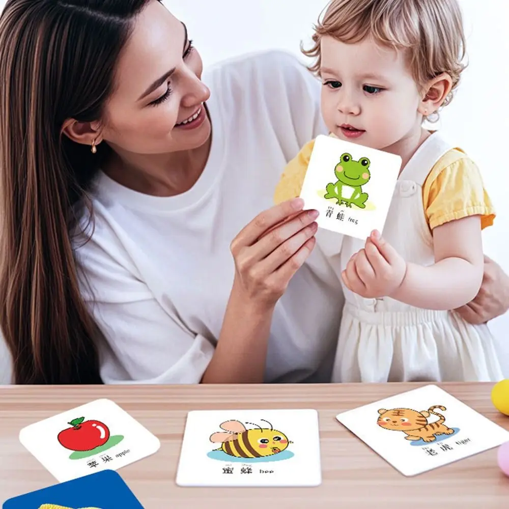 Magische Wasserzeichnungskarten mit Cartoon-Muster, kann es nicht auseinander reißen, verschiedene Themen, Montessori-Spielzeuge, kognitive Karte, Aufklärung