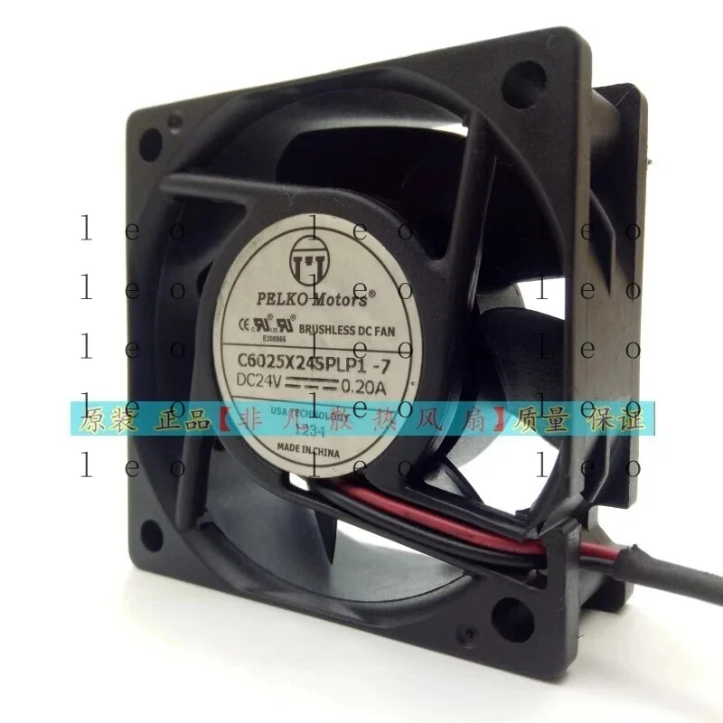 AA  for  PELKO MOTORS C6025X24SPLP1-7 DC24V 0.20A 2pin Cooling Fan