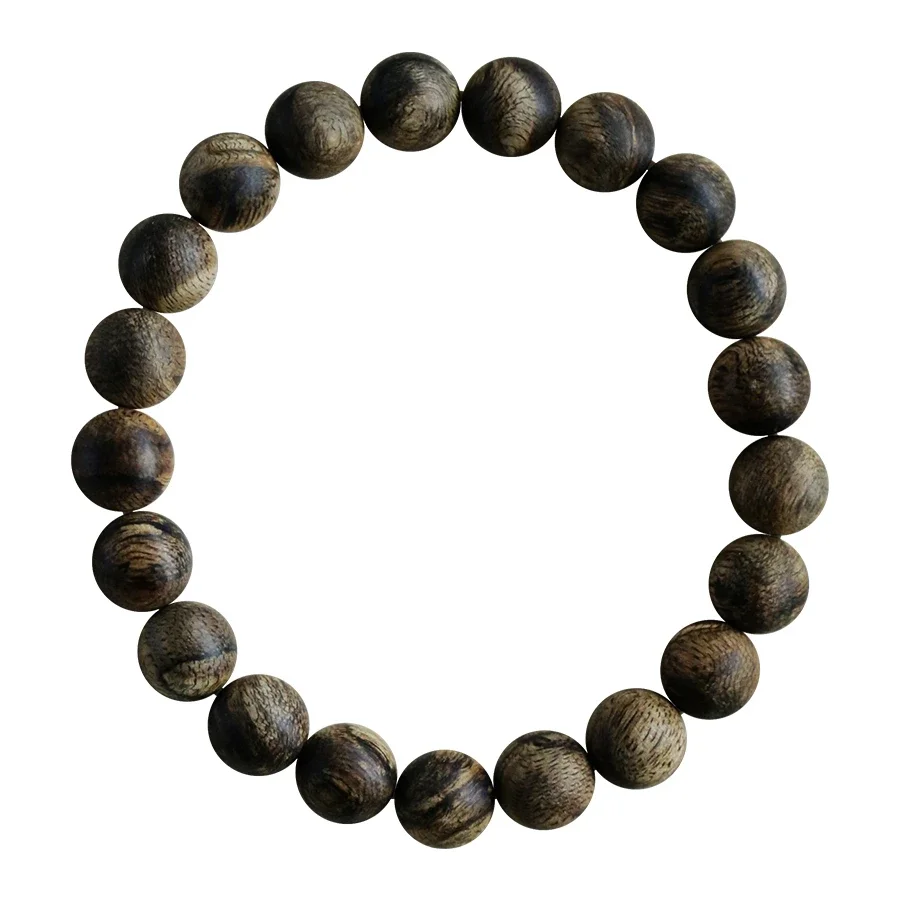 

Agarwood Bracelet 10mm Lady Couple Fidelity Natural Old Material Eaglewood Buddha Beads Bracelet