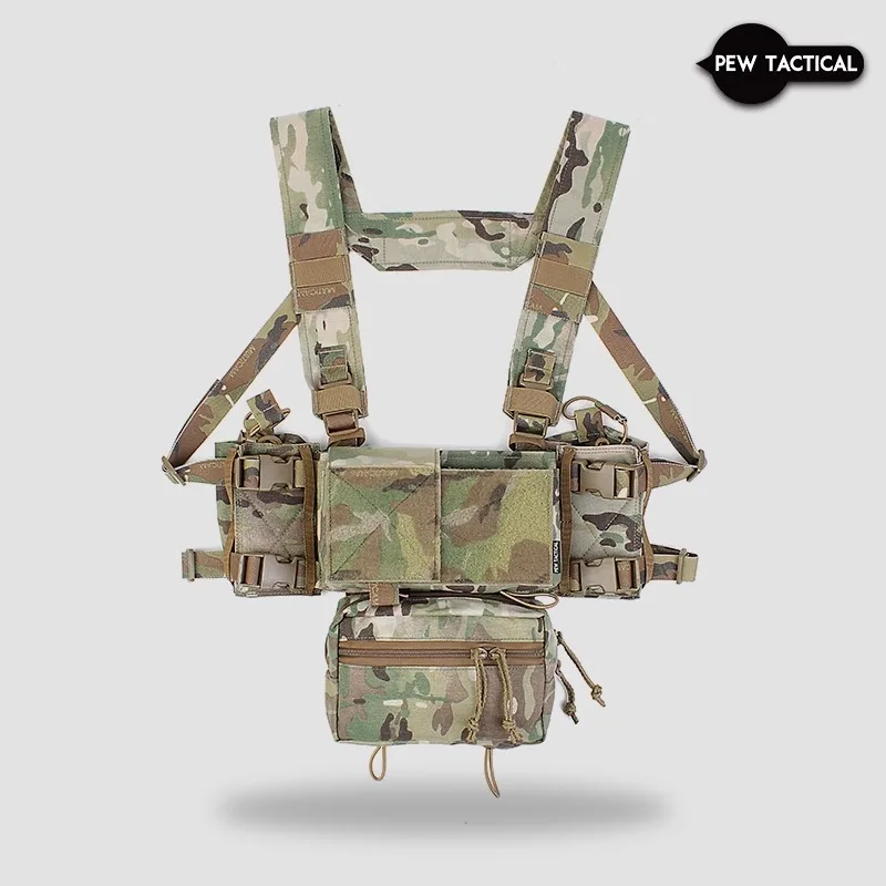 Pew Tactical MK3 MK4 SS Chest Rig Bags for 9mm/5.56 Mag Pouch Plate Carrier Chaleco Tactico Camouflage Airsoft