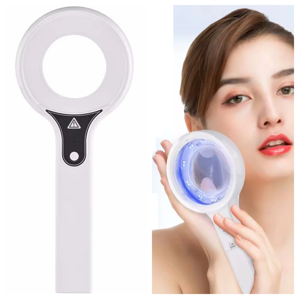 5 واط مصباح الخشب المحمولة الجلد UV محلل البهاق 1500 mAh الخشب مصباح Pityriasis جهاز اختبار بشرة الوجه ل Versicolor