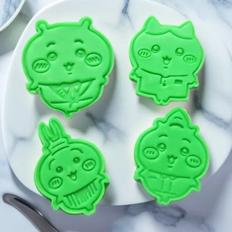 Cute Chiikawa Cookie Mould Biscuit Press 3d Cartoon Baking Tool Gift for Friends Birthday Present Stylish Good Looks Lovely New