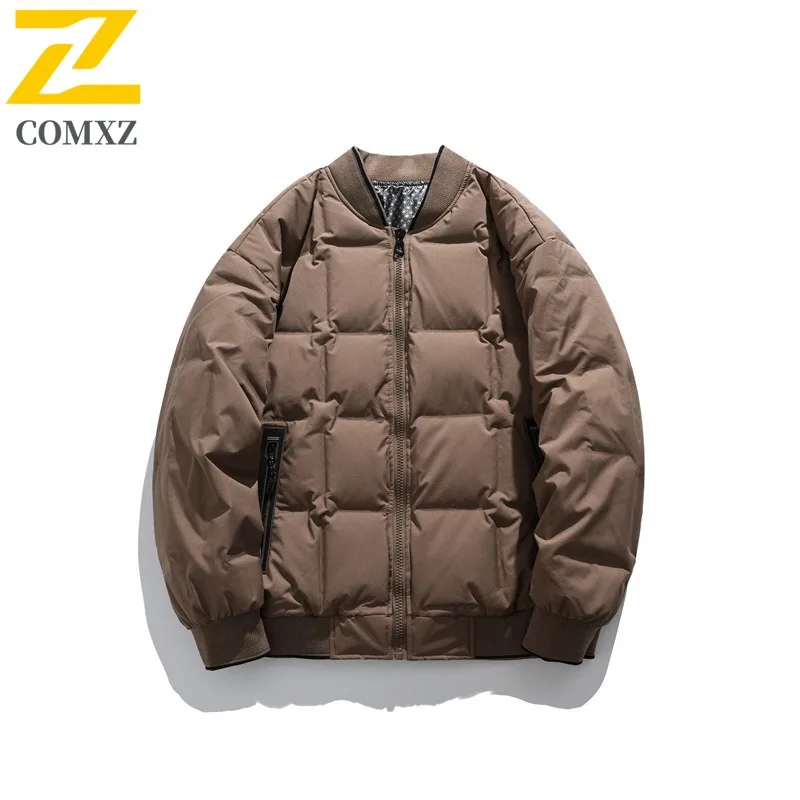 

Повседневный легкий пуховик, мужская зимняя новая толстая теплая парка, короткая женская зимняя лыжная белая стеганая куртка на утином пуху