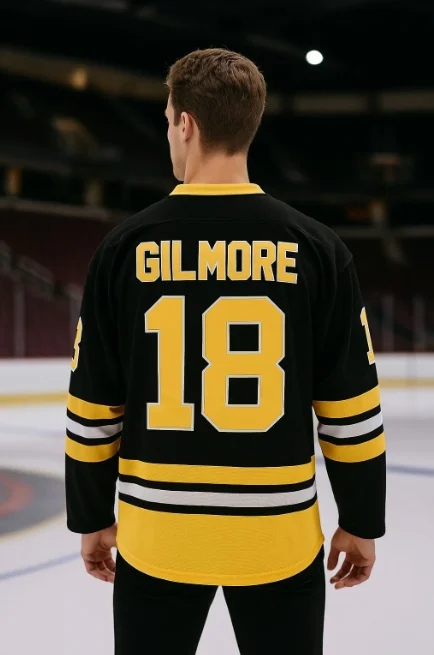 

Горячая новинка: Футболка-джерси Happy Gilmore 2 (2025-2026) с V-образным вырезом и длинным рукавом, уличная одежда, косплей-джерси для женщин и мужчин