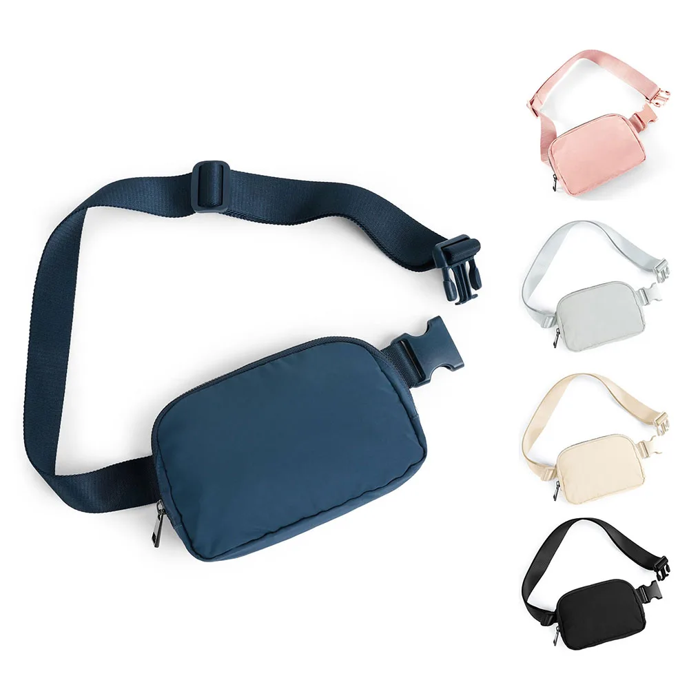 Unisex Simple Causal Waist Pack Portable Sport Bag for Women Men Running Waist Bag Fashion Phone Bag Chest Bags Crossbody Male