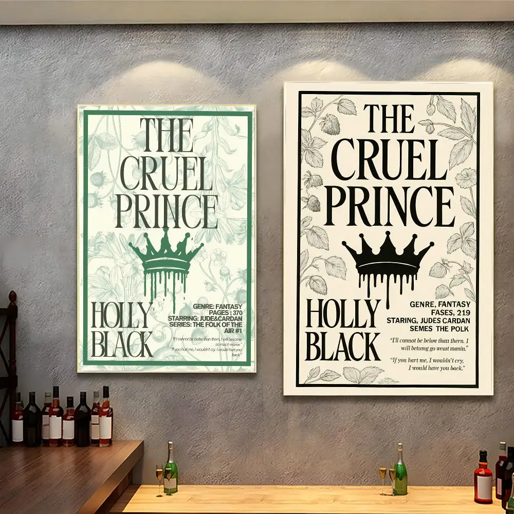 Magical Fantasy Novel T-The Cruel Prince Poster Peel And Stick Indoor Bedroom Wall Decor Aesthetic Gift