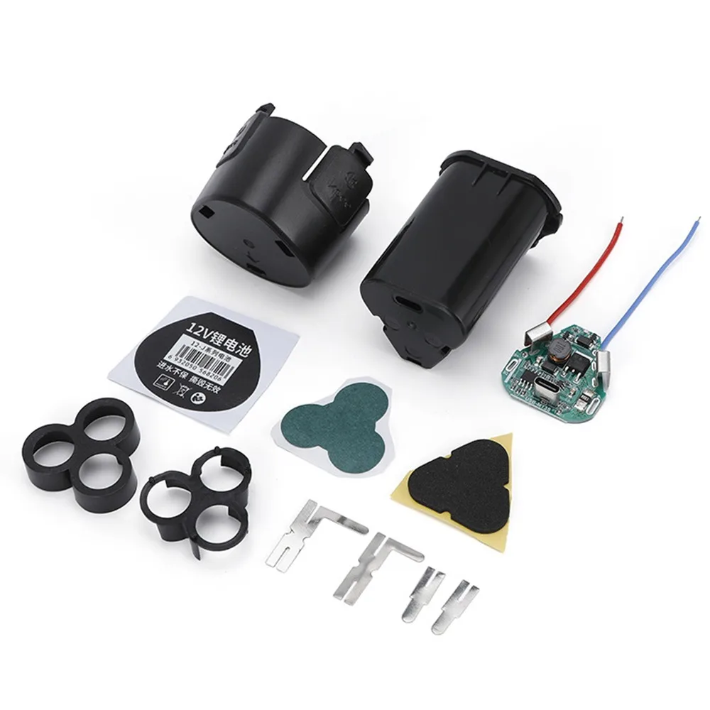 Direct Insertion For Makita Set Triangle Shape 18650 Lithium Lithium Battery Kit DIY 12V Voltage Power Tool Battery